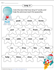 Coloring Stars with Long O Words