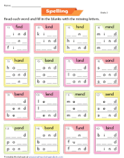 Unit B15 | Sight Words and -nd Family Words