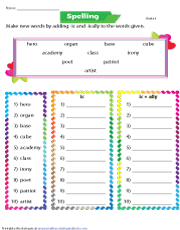 Unit D12 | Sight Words and -ic/-ically Family Words