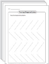 Tracing Diagonal Lines