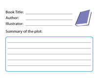 Book Report Writing Template 1