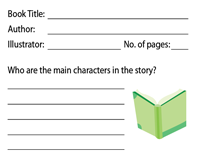 Book Report Writing Template 2