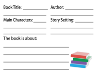 Book Report Writing Template 4