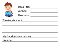 Book Report Writing Template 7