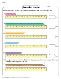 Reading Measuring Tapes in Metric Units