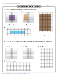 Rectangular Array of Squares | Writing & Drawing