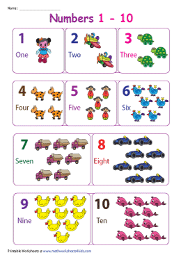 Numbers up to 10 | Toy-Themed