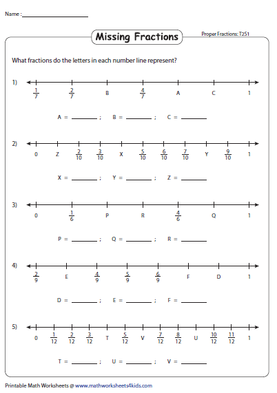 fractions-on-a-number-line-worksheets