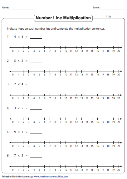 homework & practice 1 2 multiplication on the number line