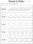 kindergarten number names worksheets 1 to 20