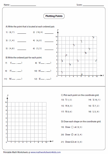 ordered-pairs-and-coordinate-plane-worksheets