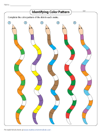 Completing Color Patterns