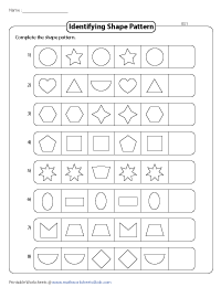 Shape Pattern - Easy