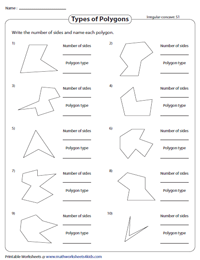 Naming Irregular Concave Polygons