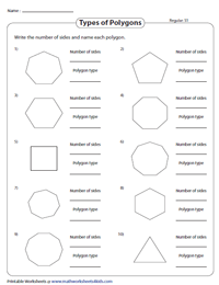 Naming Regular Polygons | Types of Polygons