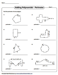 Polynomials - Perimeter of Shapes