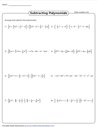 Arrange: Multivariables - Level 2