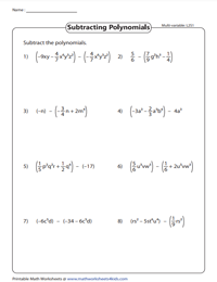 Subtracting Binomial and Monomial: Multi-variable - Level 2