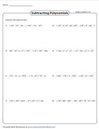 Single Variable - Level 1