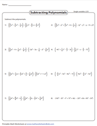 Single Variable - Level 2