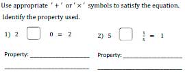 Identity and Inverse Worksheets