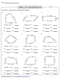 Algebra in Perimeter of Quadrilaterals | Level 2