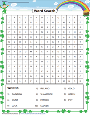 St. Patrick's Day | Word Search Puzzle
