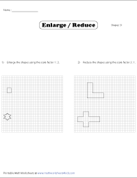 Enlarge or Reduce - Shapes