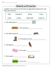 Recognizing Properties of Objects