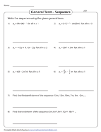 Write the Sequence | Level 2