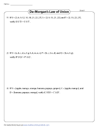 De Morgan’s Laws - First Law