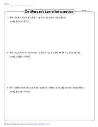 De Morgan’s Laws - Second Law