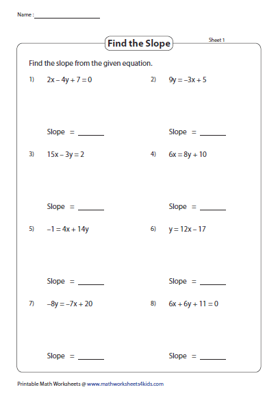 32 Finding Slope From Two Points Worksheet Answers - Worksheet Resource