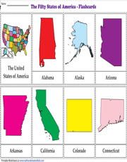 50 States of America | Flashcards