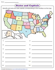 Labeling States and their Capitals
