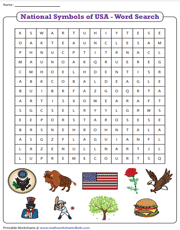 Symbols and Monuments | Word Search