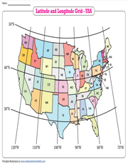 Blank Map Of The United States Worksheets