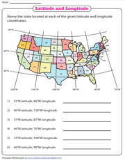 Latitude and Longitude of United States