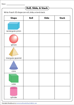 Roll, Slide, and Stack | Complete the Table
