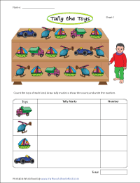 tally marks worksheets