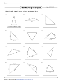 Identifying Triangles Based on Sides and Angles