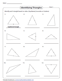 Classifying Triangles Based on Sides | Congruent Parts