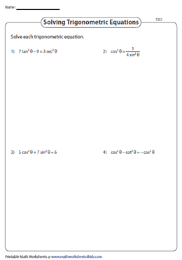 Solving Trig Equations - Type 3