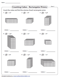 Volume of Rectangular Prisms | Different Scale