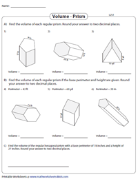 Find the Volume of Polygonal Prisms | Level 2