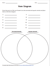 1st Grade Math Worksheets