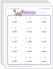 1st grade math worksheets