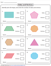 2D Shapes | How Many Sides and Vertices?
