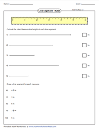 Measuring Line Segments | Whole and Half Inches