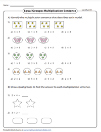 Multiplication Models: Representing Multiplication Equations
